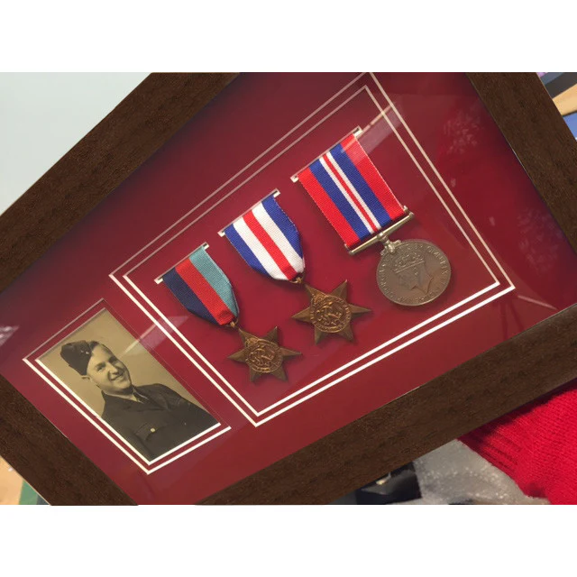 Frame for 3 Medals and a Photograph - Image 5