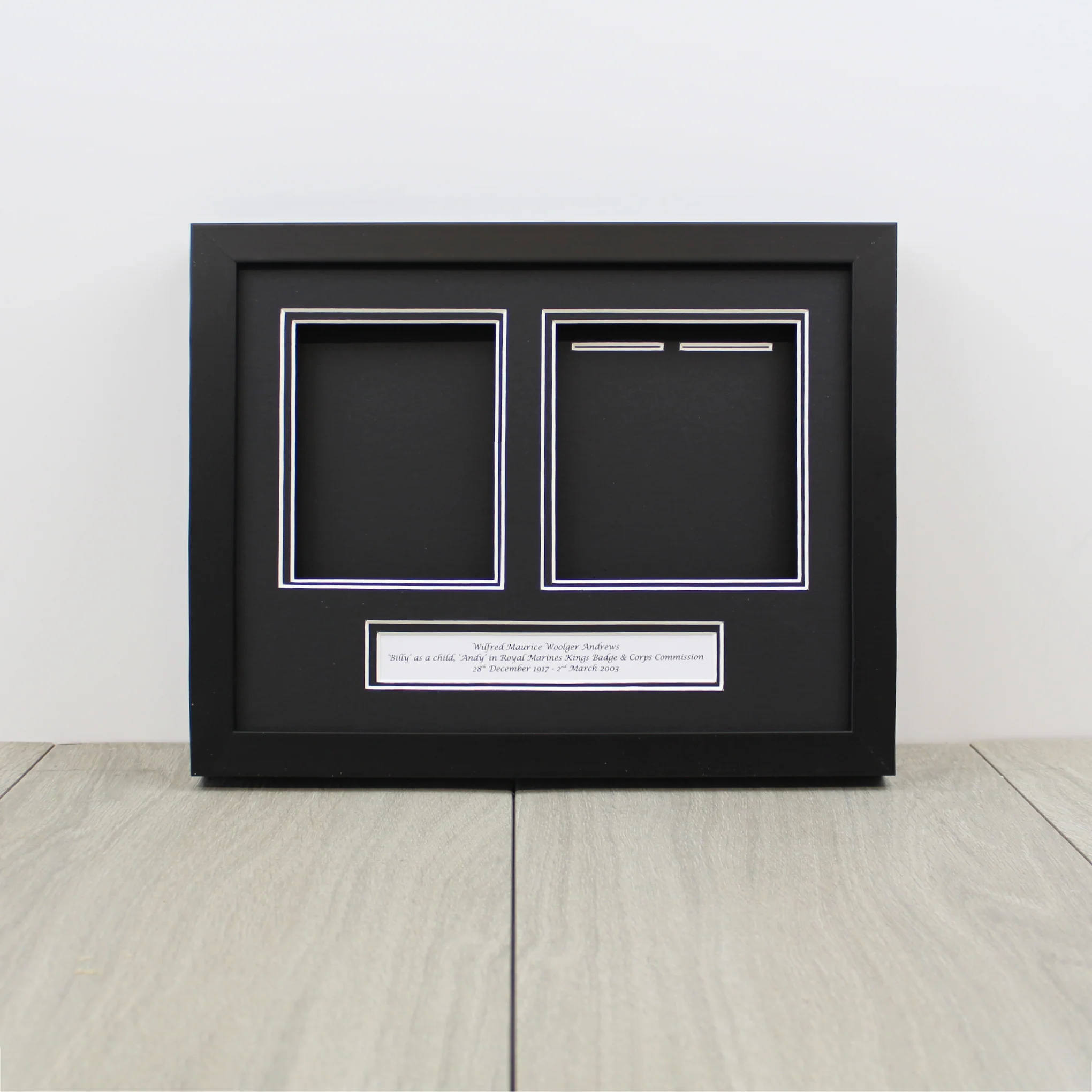 Frame for 2 Medals and a Photograph - Image 3