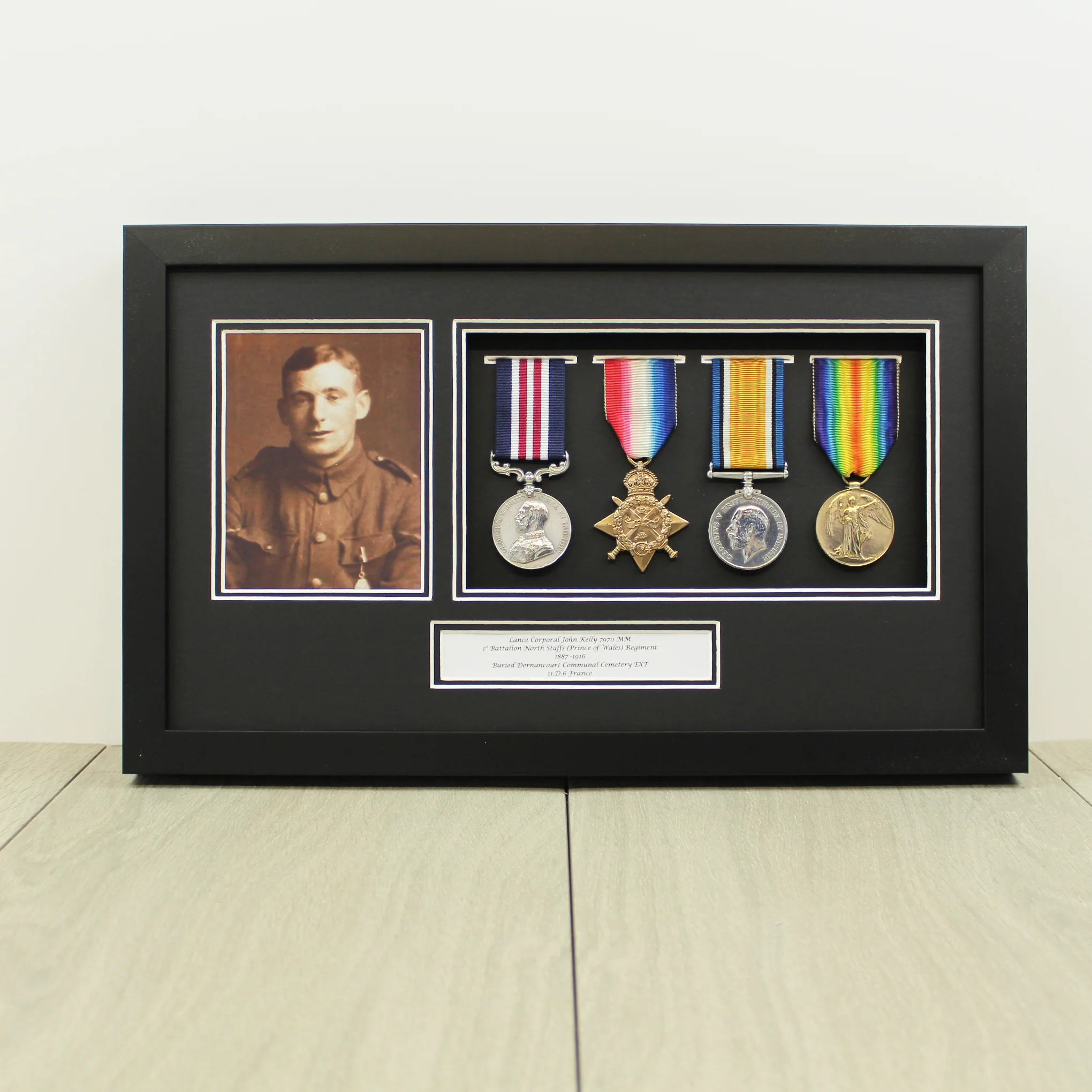 Frame for 4 Medals and a Photograph - Image 3