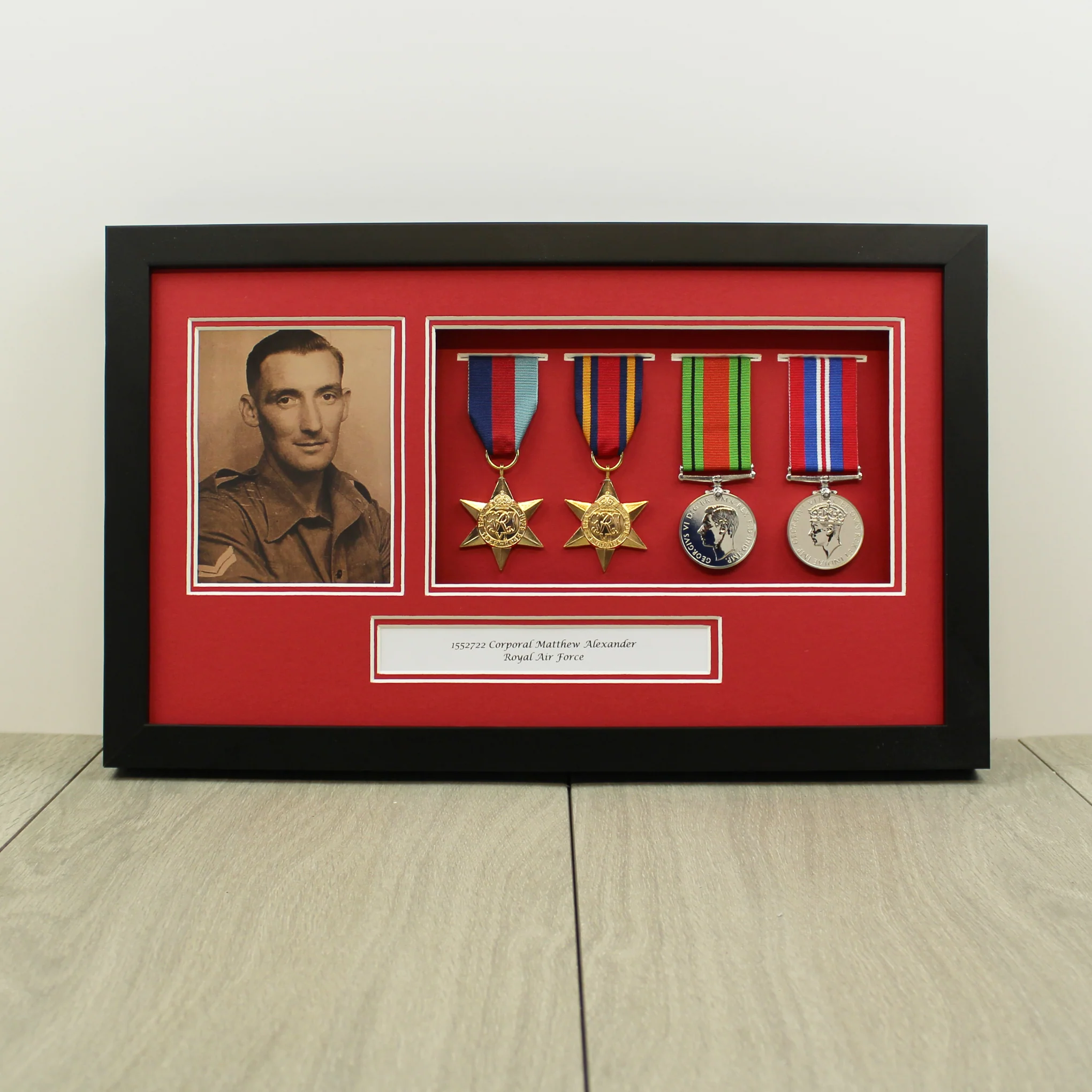 Frame for 4 Medals and a Photograph - Image 4