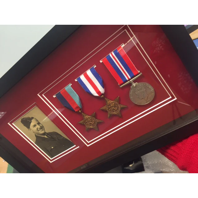 Frame for 1 Medal and a Photograph - Image 5
