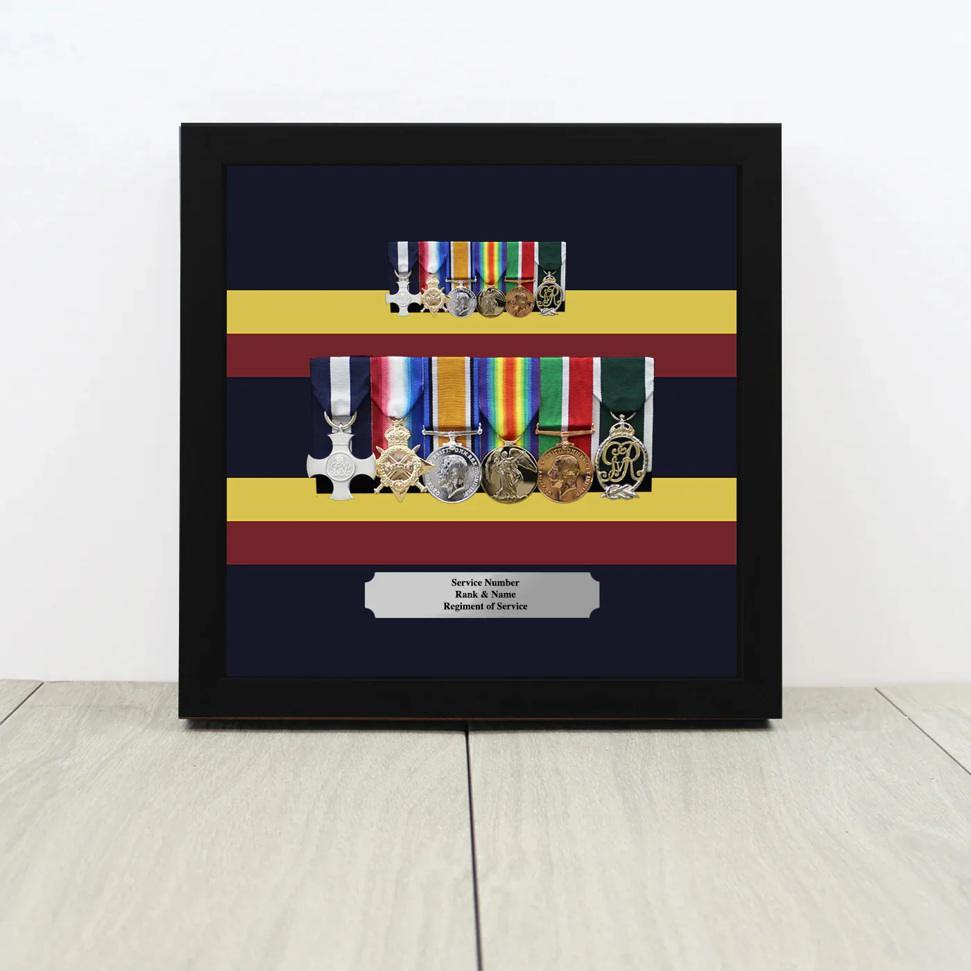 REME Full-Size & Miniature Medal Display – Mounted Medal Sets (Large Square Format) - Image 6