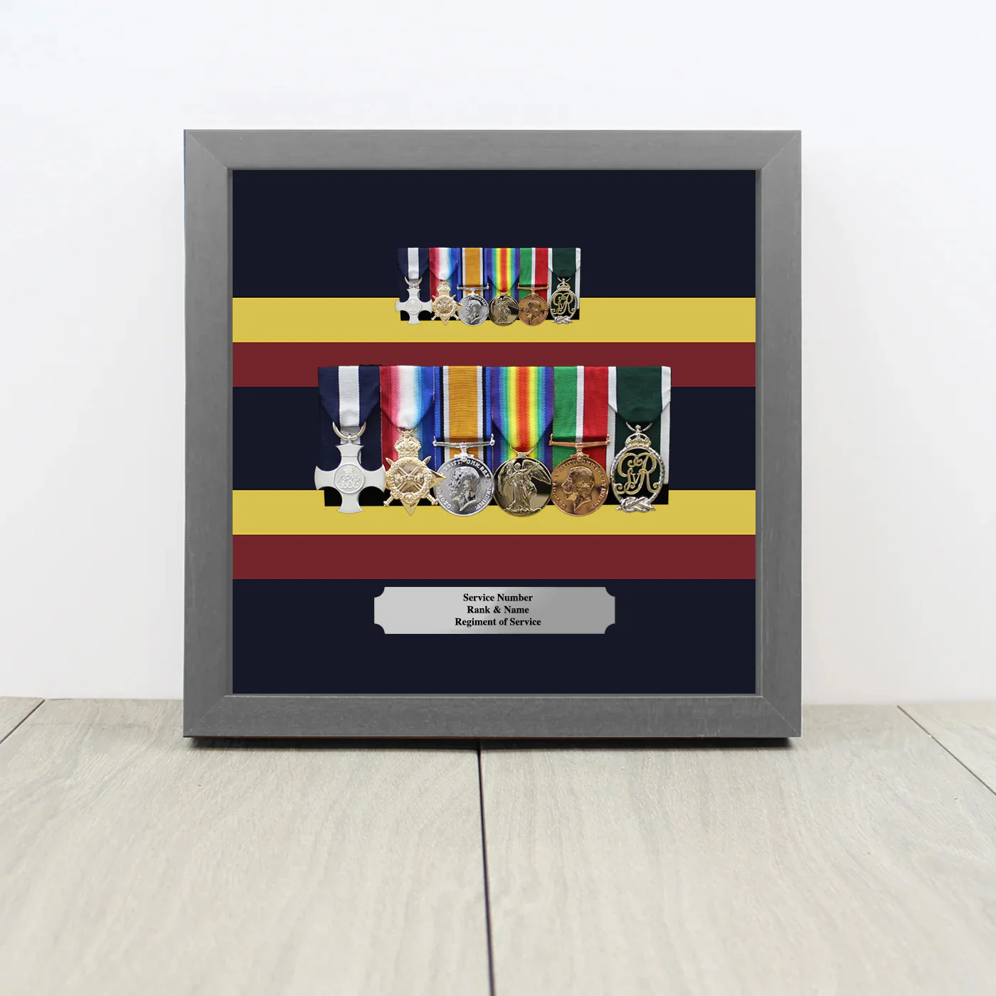 REME Full-Size & Miniature Medal Display – Mounted Medal Sets (Large Square Format) - Image 7