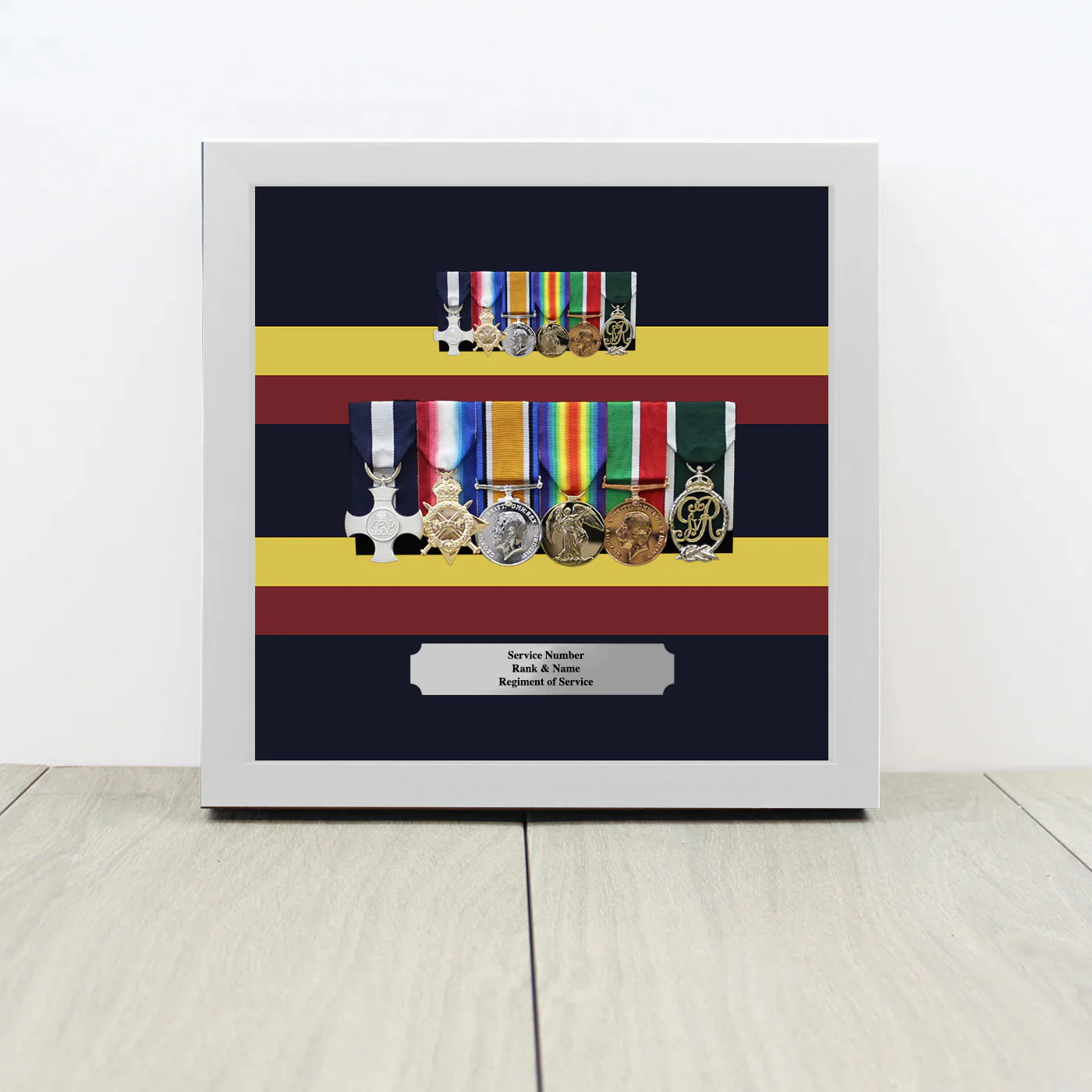 REME Full-Size & Miniature Medal Display – Mounted Medal Sets (Large Square Format) - Image 8