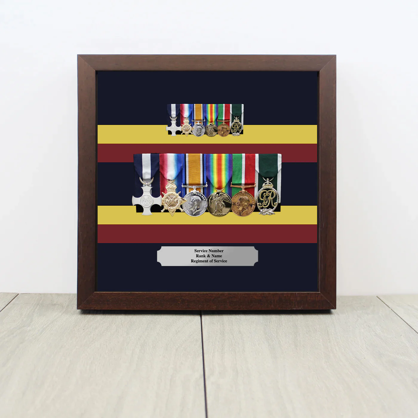 REME Full-Size & Miniature Medal Display – Mounted Medal Sets (Large Square Format) - Image 9